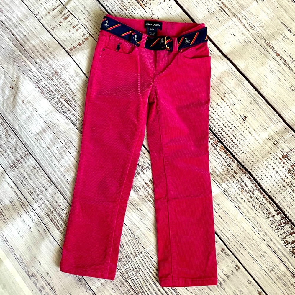 NEW! Toddler Girls Ralph Lauren Corduroy Pants (4T)